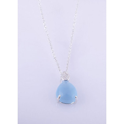 Dây chuyền bạc S925 Italia Bạc Xinh Huệ Ngân- Hạt mưa YYDZ120