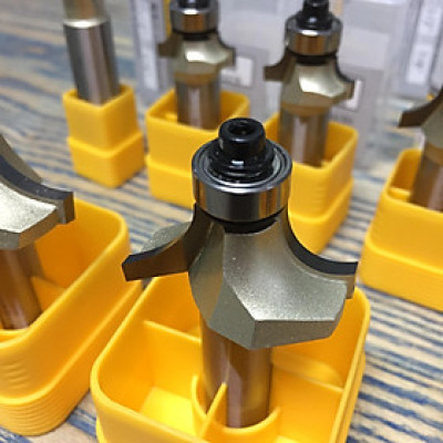 Mũi phay, mũi soi, mũi cắt vát cạnh tròn lồi 1/2"x1"(R=12.70mm) ARDEN