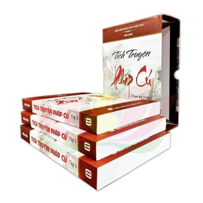 Sách - Tích Truyện Pháp Cú - Trọn Bộ 3 Tập - Tổ In Ấn Kinh Phật