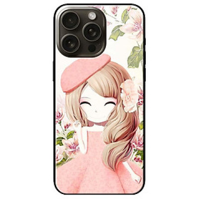 Ốp lưng dành cho Iphone 15 - Iphone 15 Plus - Iphone 15 Pro - Iphone 15 Pro Max - Anime Cô Gái Bánh Bèo  - Hàng Chính Hãng