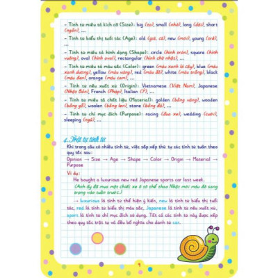 Notebook sổ tay ngữ pháp tiếng anh tiểu học và trung học cơ sở - HA