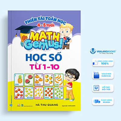 Thiên Tài Toán Học (4- 5 Tuổi ) - Học Số Từ 1 - 10