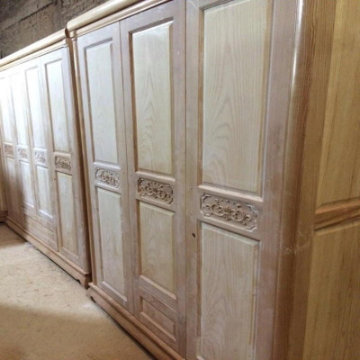 Tủ 3 Cánh Gỗ Sồi Nga