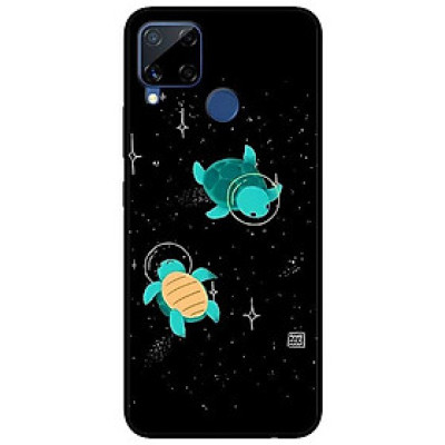 Ốp lưng dành cho Realme C15 mẫu Hai Chú Rùa Xanh