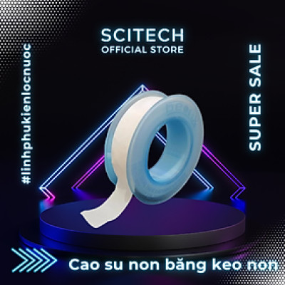 Cao su non, băng tan, keo lụa cuốn ren ống nước, cuốn ren co nối, tê máy lọc nước (Cuộn 10 mét) - Hàng chính hãng
