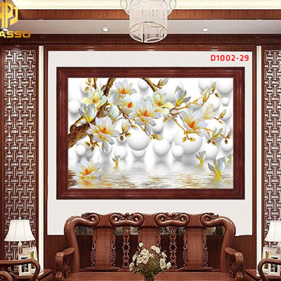 Tranh kính Hoa ngọc D1002 20 ( được chọn mẫu)