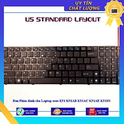 Bàn Phím dùng cho Laptop asus K51 K51AB K51AC K51AE K51IO - Hàng Nhập Khẩu New Seal