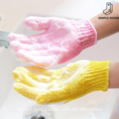 Găng Tay Tắm Massage - Bao Tay Tắm Tẩy Tế Bào Chết Chống Trượt Dưỡng Ẩm Cho Da