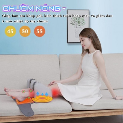 Máy Massage Đầu Gối YIJIA YJ-908F - Nén Ép Túi Khí Kết Hợp Rung Nóng