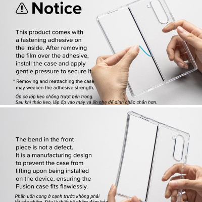 Ốp lưng dành cho Samsung Galaxy Z Fold 6 RINGKE Fusion - Hàng Chính Hãng