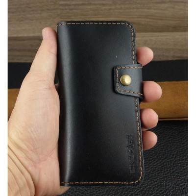 Bao Da cho Iphone 7/8  Da Bò Thật may thủ công