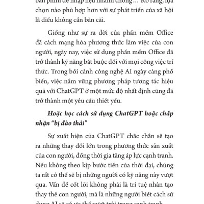 Sách - Thời Đại AI - Làm Thế Nào Để ChatGPT Hiệu Quả
