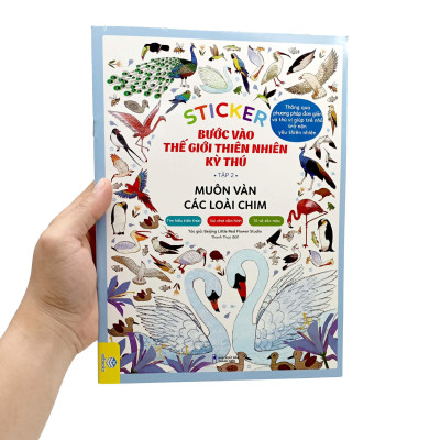 Sticker Bước Vào Thế Giới Thiên Nhiên Kỳ Thú - Tập 2 - Muôn Vàn Các Loài Chim
