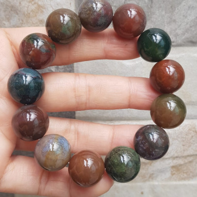 Vòng Tay Nam đá Casidon tự nhiên Màu mới 16mm 13 hạt đúng Cung Sanh bóng rất đẹp đa sắc màu đẹp lạ mới sang rẻ đẹp Hợp Nam tất cả các mệnh đeo mệnh Thổ, mệnh Kim, mệnh Thủy và mệnh Mộc đeo tốt may mắn đẹp sang tay ạ