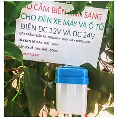 1 CẢM BIẾN ÁNH SÁNG TỰ ĐỘNG BẬT TẮT ĐÈN ĐƯỜNG ĐÈN XE MÁY ÔTÔ MẪU MỚI 