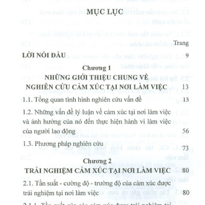 Cảm Xúc Tại Nơi Làm Việc (Sách Chuyên Khảo)