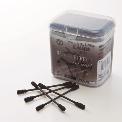 Set 02 Hộp tăm bông lấy ráy tai Than hoạt tính 180P - Hàng nội địa Nhật Bản