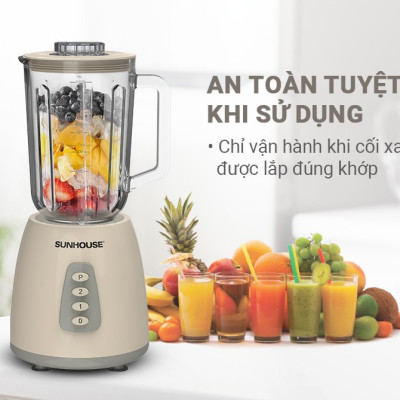 Máy xay sinh tố đa năng SHD5331, Dung tích 1.5L - 2 cối đa năng - Xay sinh tố, Xay thịt - Công suất 350W - Hàng chính hãng