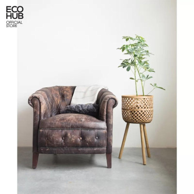 Giỏ tre trồng cây Bằng tre tự nhiên, 3 Size (Floor 3 Piece Wicker Basket Set) | EH015