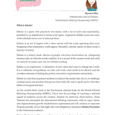 Debate Pro Junior: Nhà Tranh Biện Thông Minh Book1