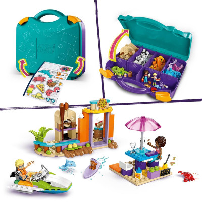 Đồ Chơi Lắp Ráp Vali Du Lịch Biển Sáng Tạo LEGO FRIENDS 42672 (188 chi tiết)