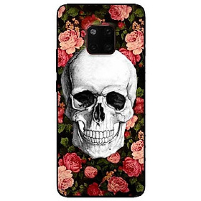 Ốp lưng dành cho Huawei 5t - Mate 20 - Mate 20 Pro mẫu Họa Tiết Hoa Đầu Trắng