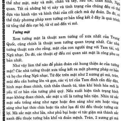 Tự Xem Tướng Mặt