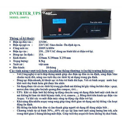 Máy chuyển đổi dòng điện inverter 1000VA