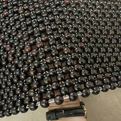 Chiếu Hạt Gỗ Cẩm Cao Cấp - Kích Thước 1,6mx2m hạt 1.2cm ( video , hình thật ) 