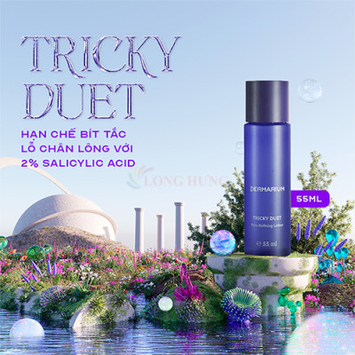 Tẩy tế bào chết dành cho da mặt Dermarium Tricky Duet 2% Salicylic Acid (55ml/150ml) - Hàng chính hãng