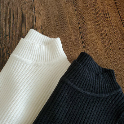 Áo len bé trai và bé gái, Áo len cao cổ cho bé 9m-5 tuổi mềm mịn phong cách Hàn Quốc đanh sợi không bai xù