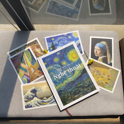 Sách - Bách Khoa Thư Về Nghệ Thuật ( Bìa cứng- Tặng kèm postcard )