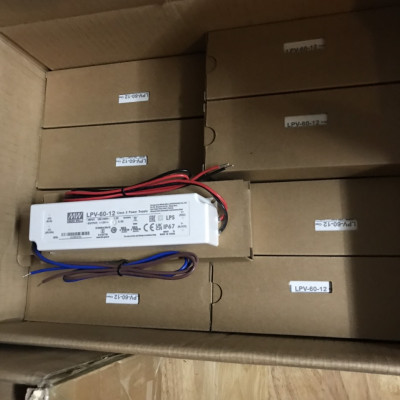 Nguồn LED Meanwell LPV-60-12 (12V 60W 5A), Hàng chính hãng