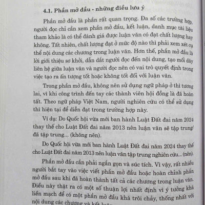 Để Hoàn Thành Tốt Luận Văn Ngành Luật ( Dùng cho sinh viên, học viên cao học và nghiên cứu sinh )