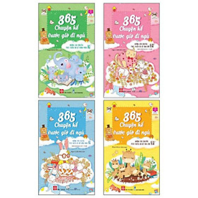 Bộ Sác 365 Chuyện Kể Trước Giờ Đi Ngủ - Những Câu Chuyện Phát Triển Chỉ Số IQ-EQ (Bộ 4 Tập)