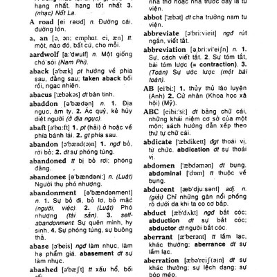 Từ Điển Anh - Việt (287.000 Từ)