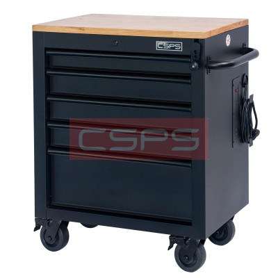 Tủ dụng cụ đồ nghề CSPS 76 cm – 05 hộc kéo tay nắm đen