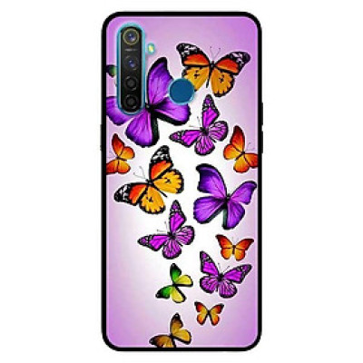 Ốp lưng dành cho Realme 3 - Realme 3 Pro - Realme 5 / 5s / 5i / 6i / 6i - Realme 5 Pro mẫu Bướm Tím Bay