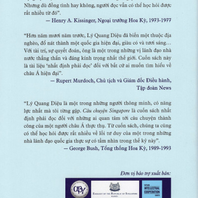 Tủ Sách Hay Về Nhà Kiến Tạo Quốc Gia Kiệt Xuất: Hồi Ký Lý Quang Diệu I (Câu Chuyện Singapore); Tặng Kèm BookMark