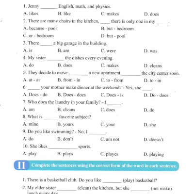 Bài Tập Bổ Trợ Toàn Diện Tiếng Anh 6