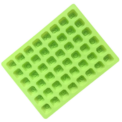 Khuôn silicon làm bánh, rau câu, socola 24 chữ cái, 10 số, ký tự - Mã số 1136