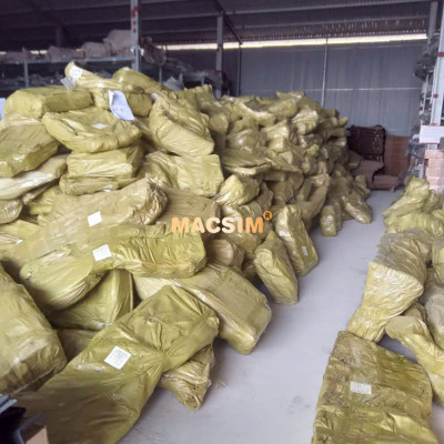 Thảm 2 lớp (sd3) dạng lưới lục giác MG G50 (ghi) bề mặt cao su siêu sạch nhãn hiệu Macsim