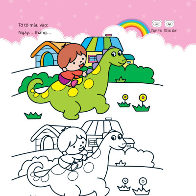 Bé Tập Tô Màu - Từ Cơ Bản Đến Nâng Cao - Lăng Kính Mộng Mơ 1