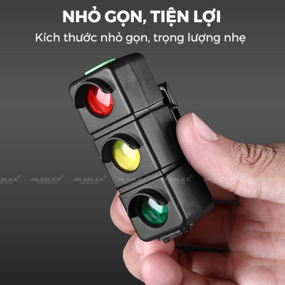 Đèn Đuôi Xe Đạp Ba Màu Giao thông BR-05, Sạc Type-C Pin Bền 480mAh, Cảm biến phanh, Đèn Đạp Xe An Toàn Ban Đêm, Dễ Dùng Cho Người Mới - Mai Lee