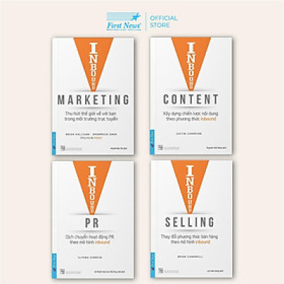 Sách - Inbound Marketing + Inbound Selling + Inbound Content + Inbound PR - Combo 4 Cuốn - First News