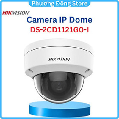 Camera IP 2MP bán cầu HIKVISION DS-2CD1121G0-I Hồng ngoại 30m, chống ngược sáng - Hàng chính hãng