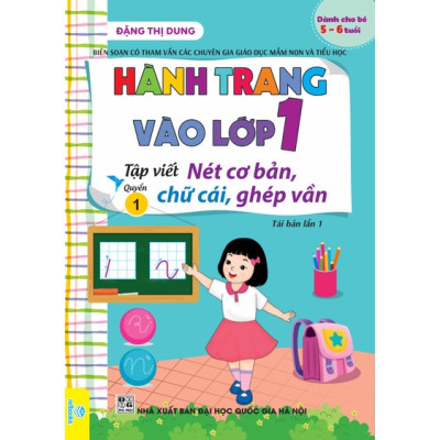 Sách - Combo 4 Cuốn Hành trang vào Lớp 1 (Tập Viết, Học Toán) - Ndbooks