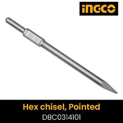 [CHÍNH HÃNG] Mũi đục nhọn đuôi lục giác DBC0314101 INGCO
