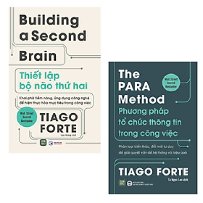 Combo 2 Cuốn Thiết Lập Bộ Não Thứ Hai+ Phương Pháp Tổ Chức Thông Tin Trong Công Việc