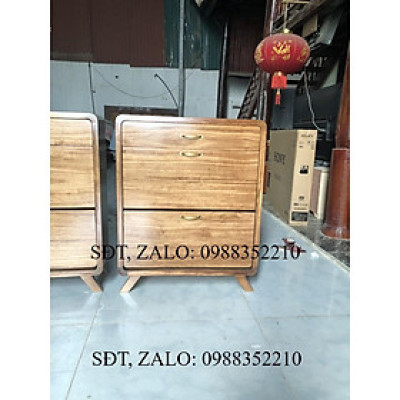 Tủ giày gỗ hương xám loại 80 cm